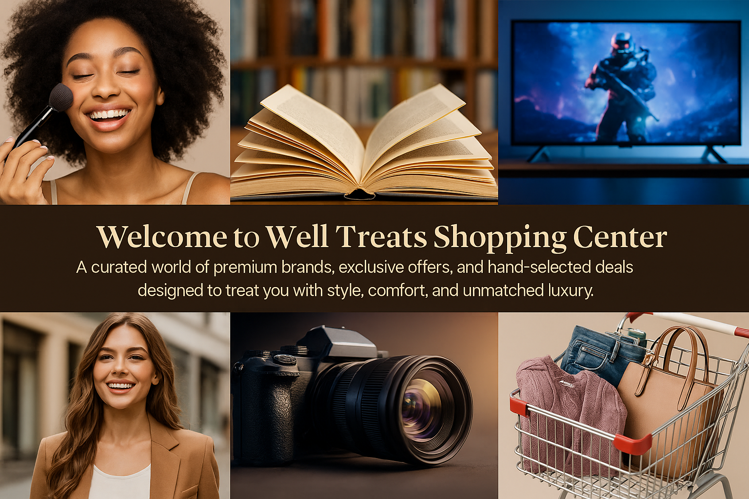 Well Treats Shopping Center – premium brands and exclusive deals