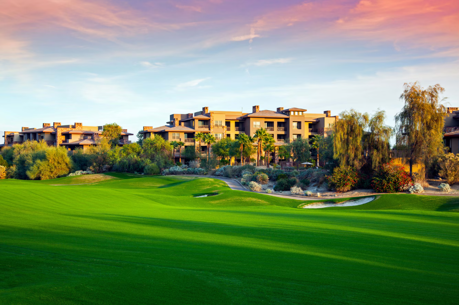 Desert golf resort